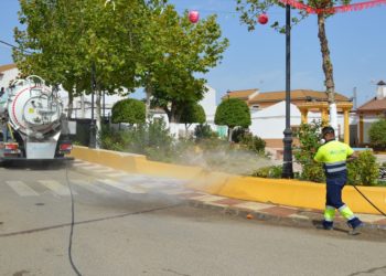 Ochavillo del Río retoma la desinfección de sus vías y zonas públicas