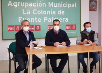 Visita a Fuente Palmera de Maximiano Izquierdo, miembro de la Ejecutiva Provincial del PSOE