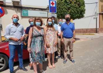 El grupo provincial de IU apoya a Ochavillo en su campaña contra los recortes en atención médica