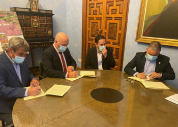 Firma convenio Camino de La Jara